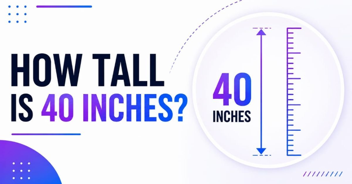 40 Inches