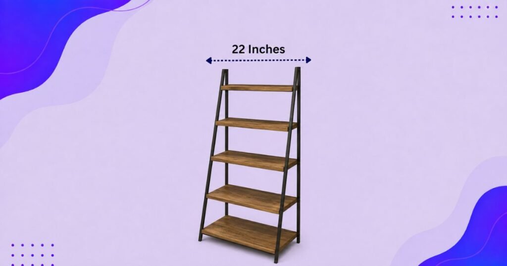 Decorative Ladder Shelf Step