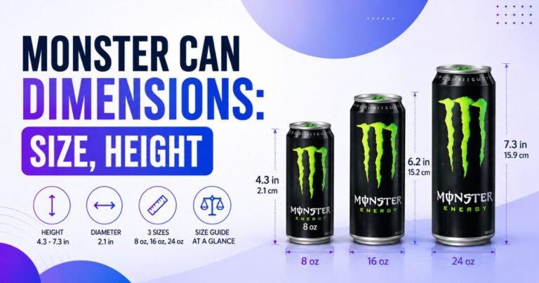 Monster Can Dimensions