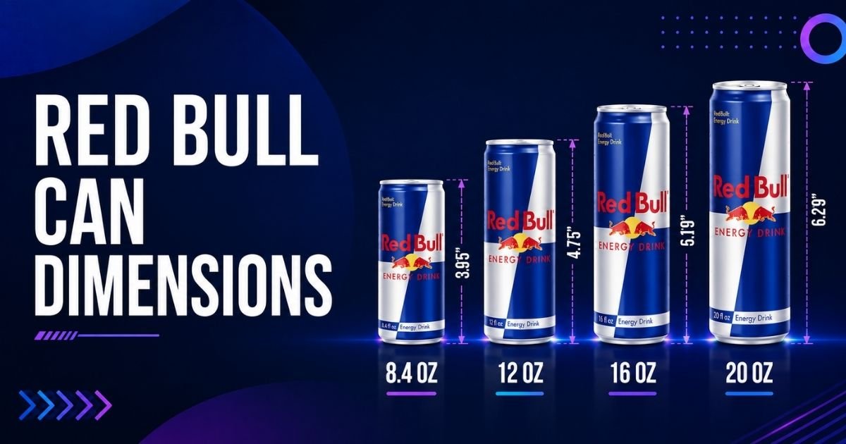 Red Bull Can Dimensions