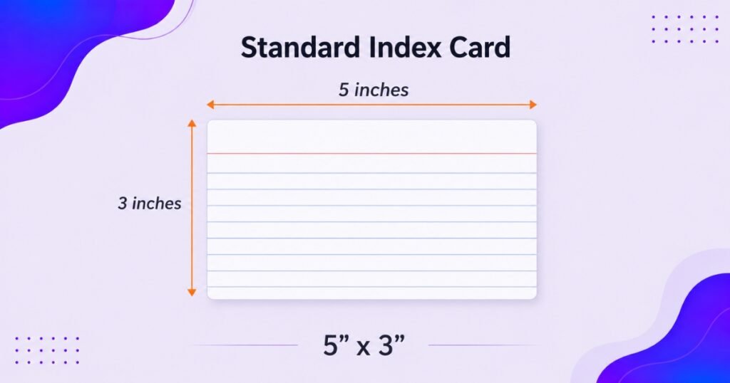 Standard Index Card