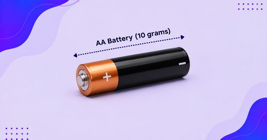 10 Grams AA Battery