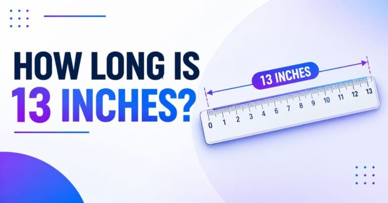 13 Inches