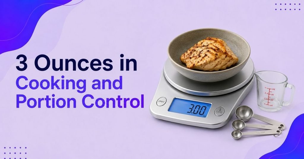 3 Ounces in Cooking and Portion Control