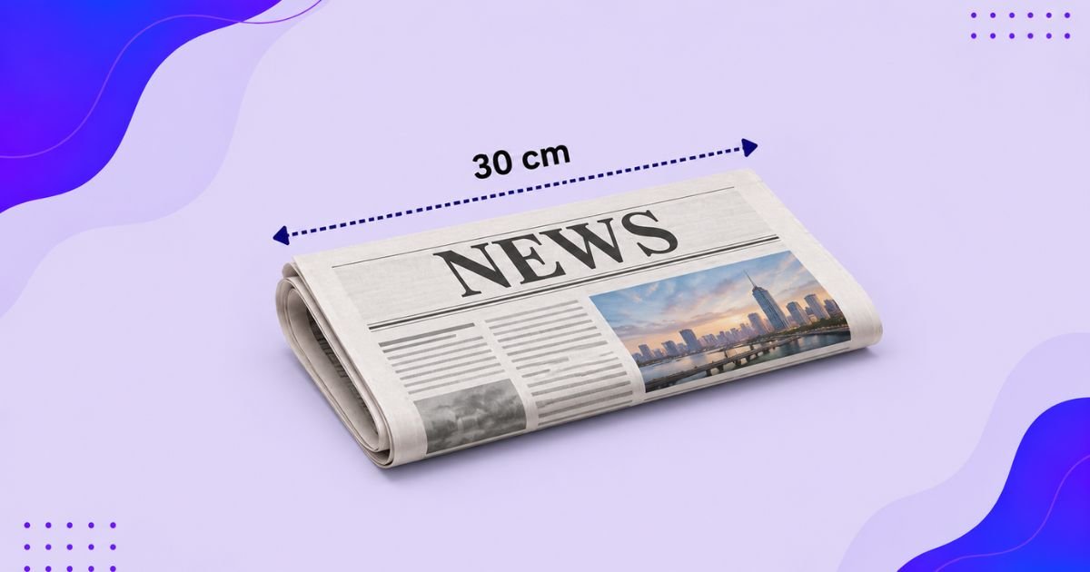 A Folded Newspaper