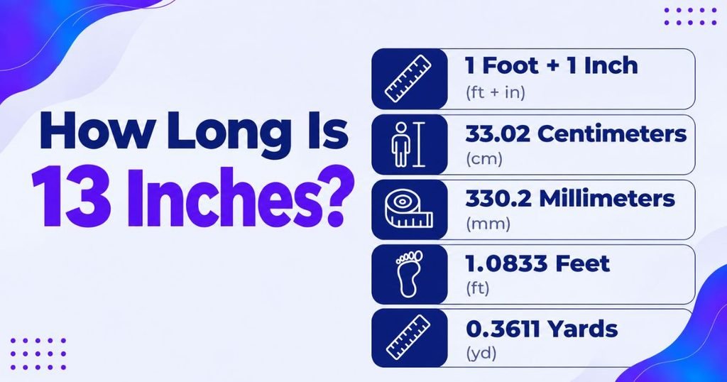 How Long Is 13 Inches