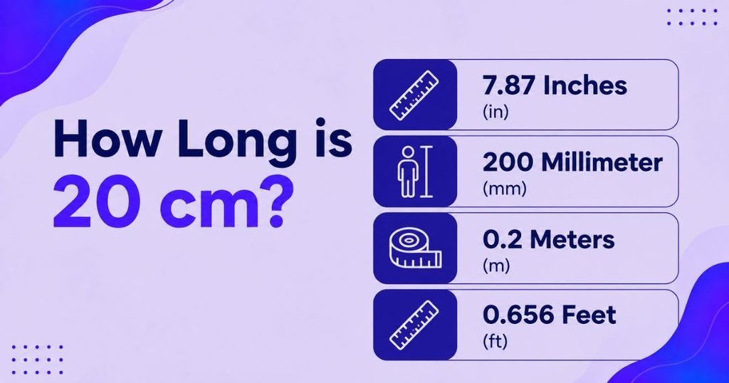 How Long Is 20 cm?