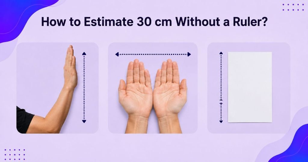 How to Estimate 30 cm Without a Ruler