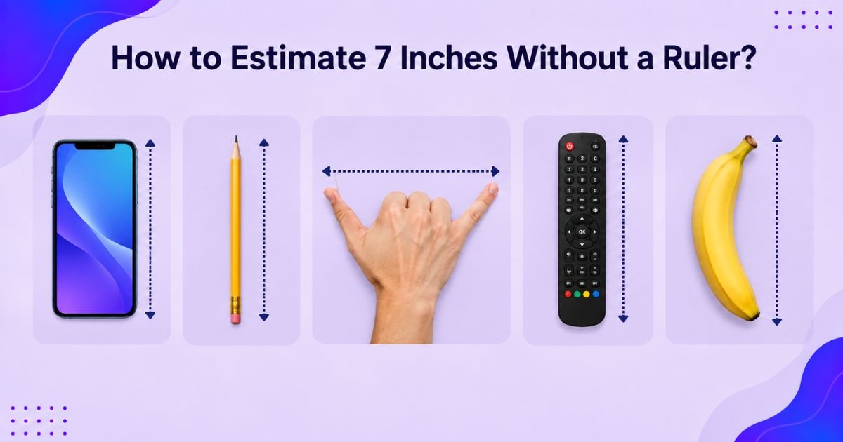 How to Estimate 7 Inches Without a Ruler?