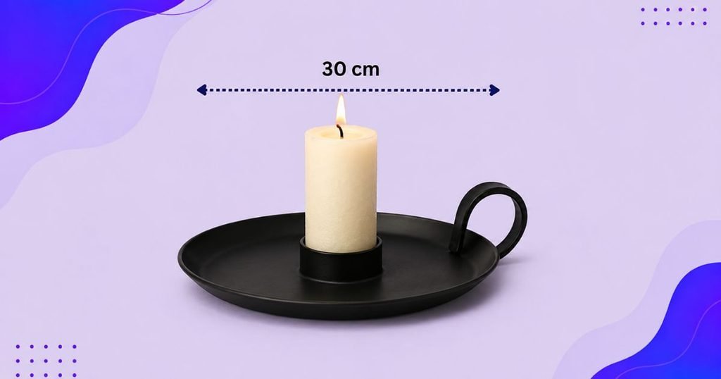 Large Dinner Candle Holder
