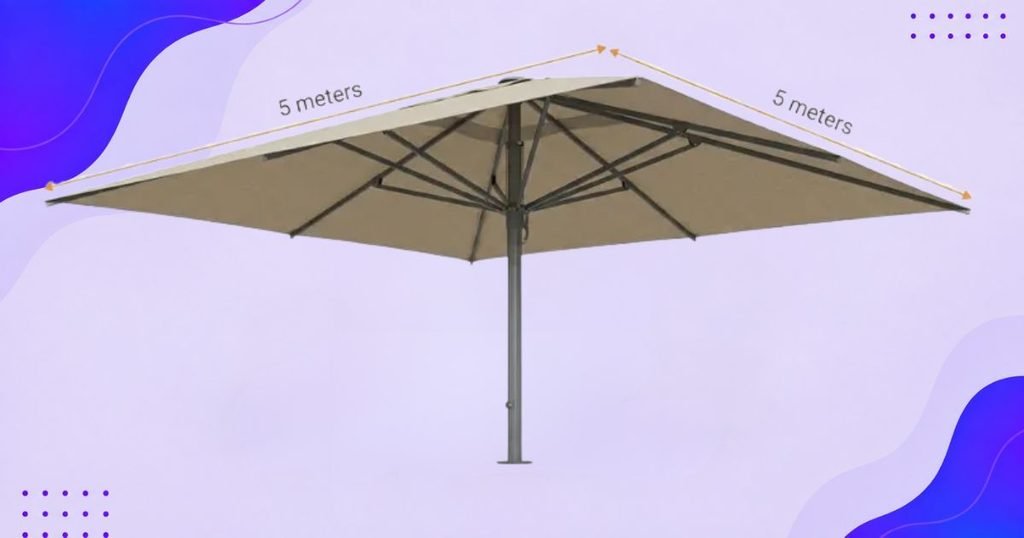 Uhlmann Type T Giant Patio Umbrella