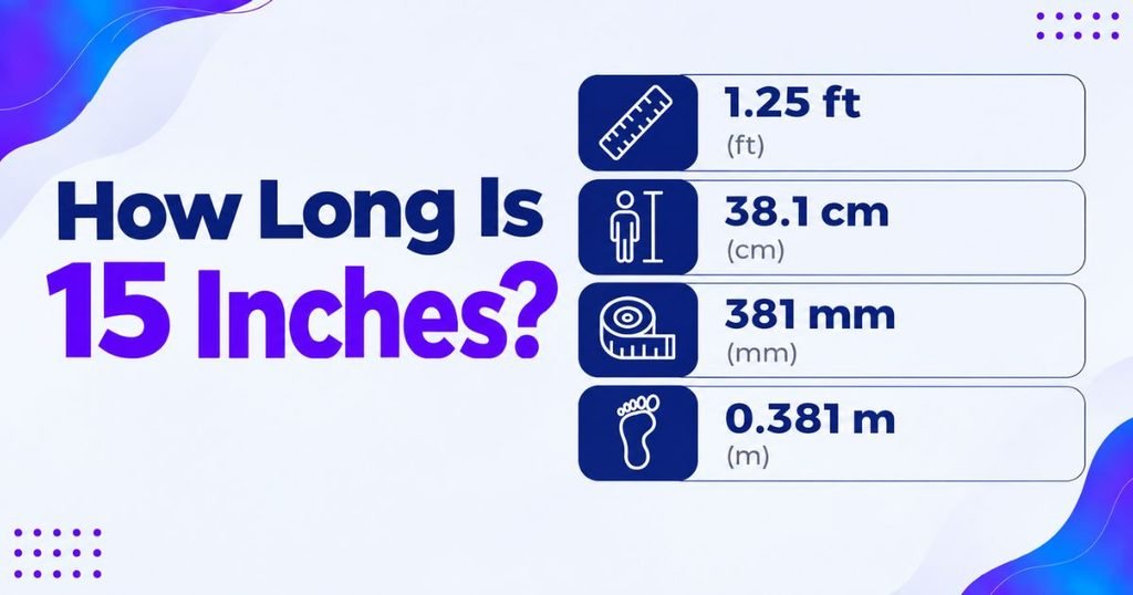 How Long Is 15 Inches